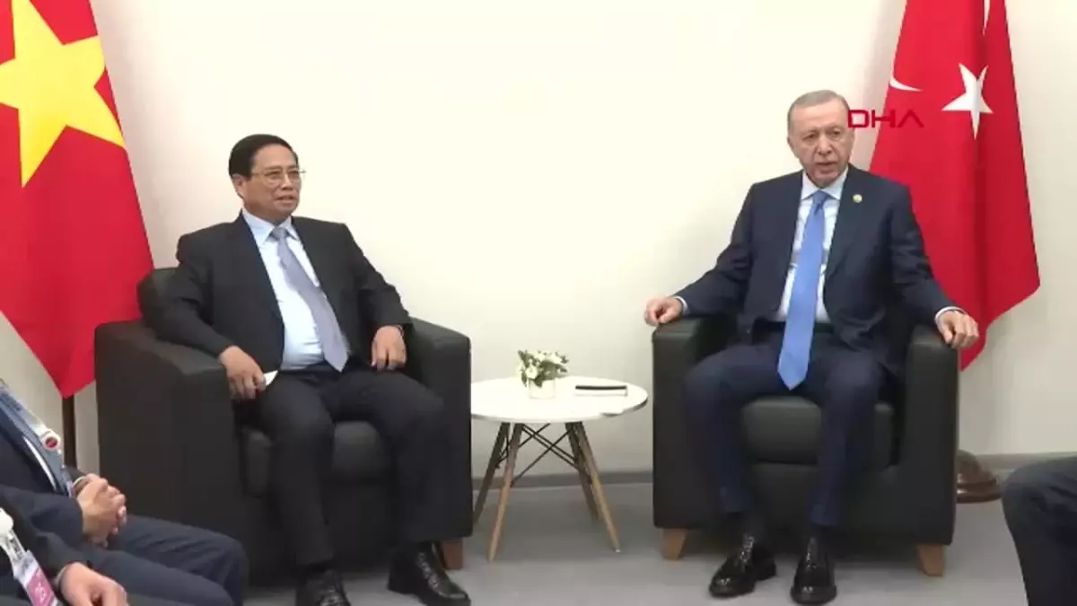 ANKARA Cumhurbaşkanı Erdoğan, Vietnam Başbakanı Minh Chinh’i kabul etti