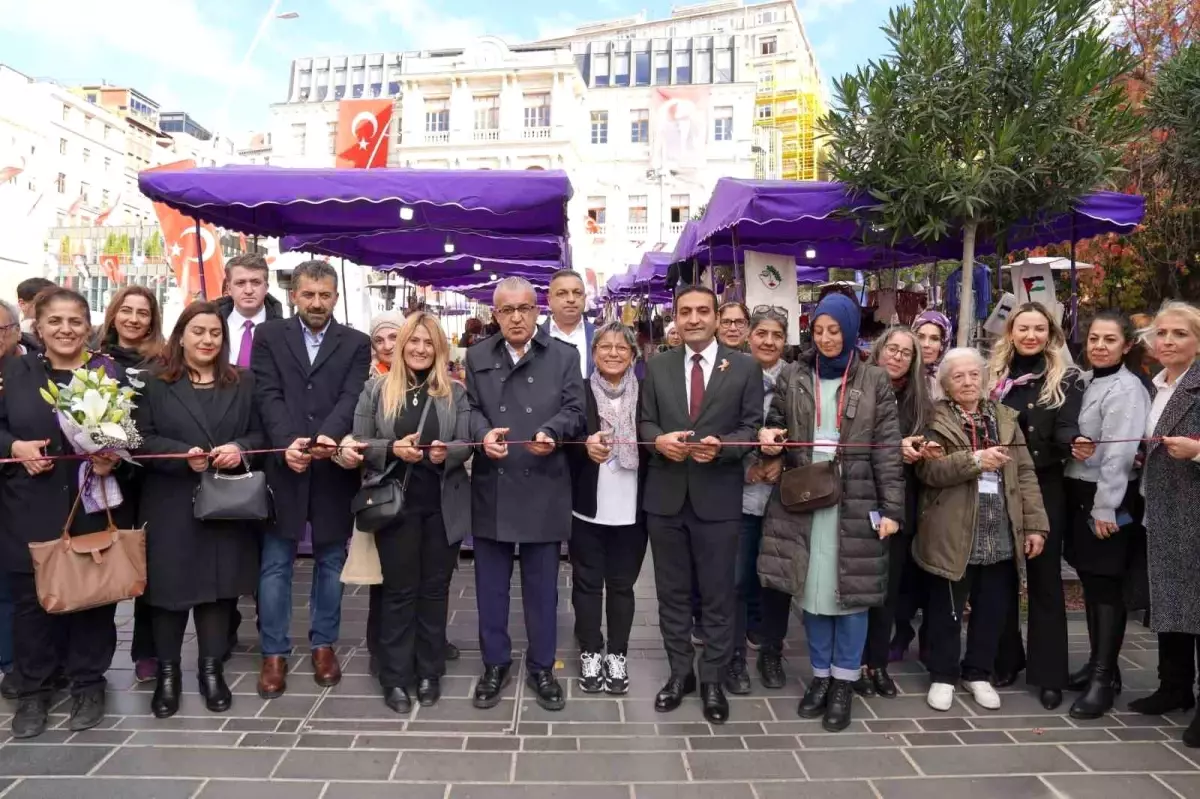 Kadın El Emeği Pazarı Şişhane Meydanı’nda Açıldı